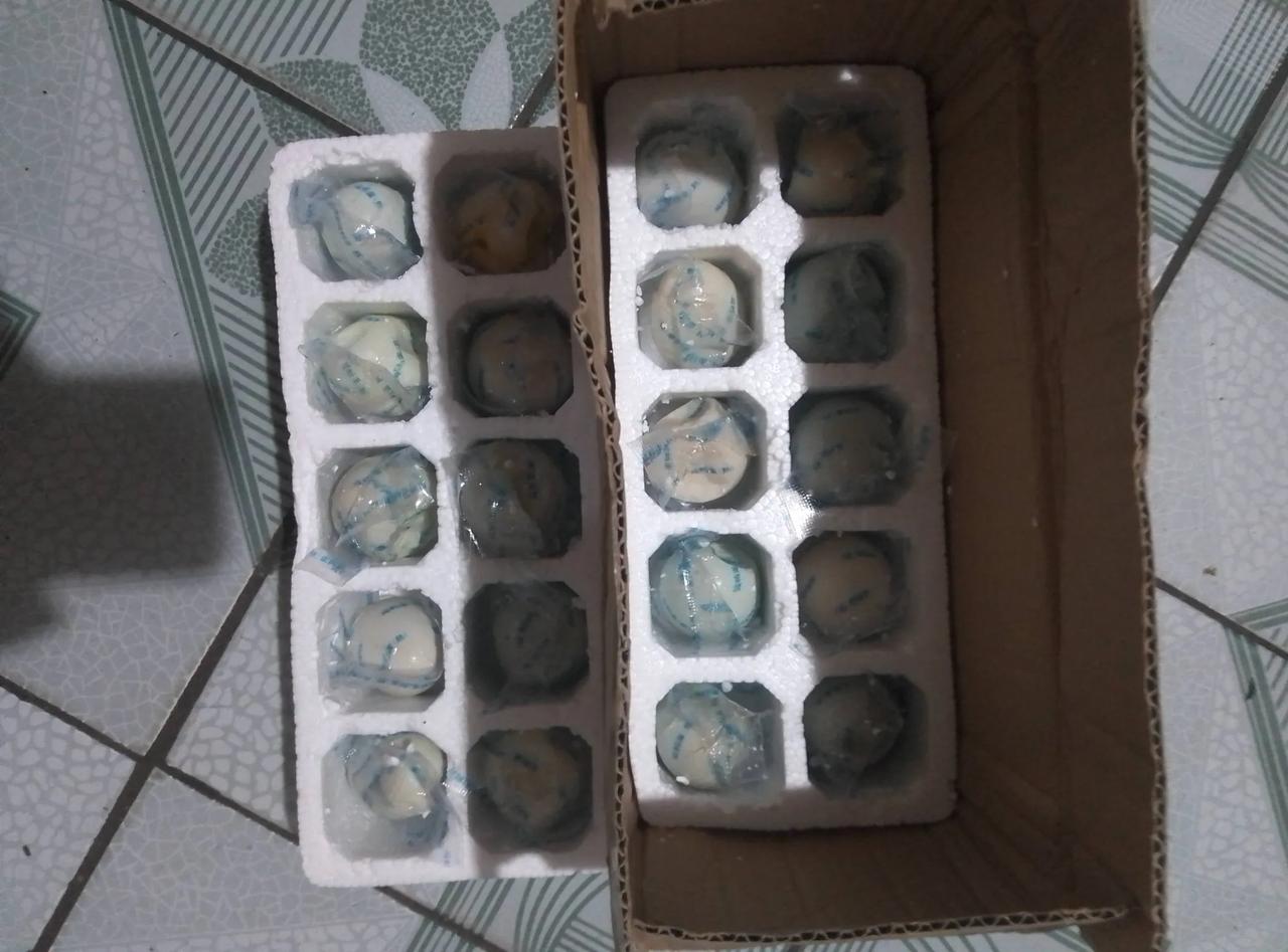因为是破壳鸭蛋呀！