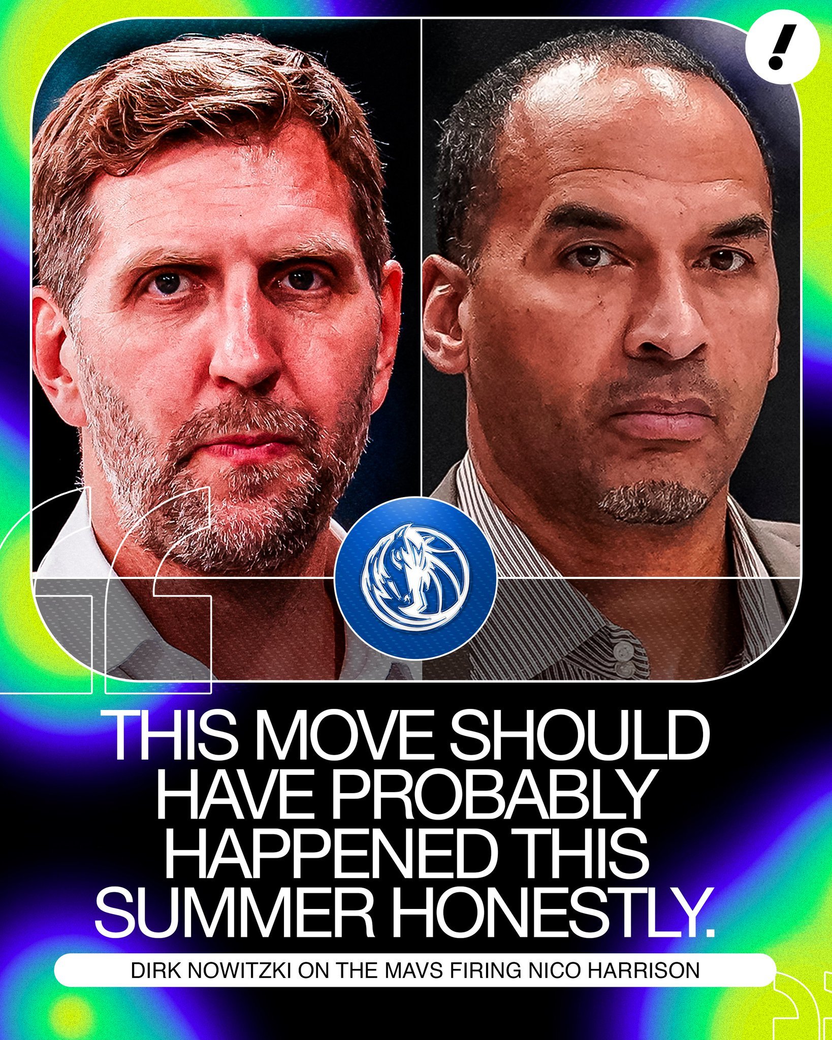 今日，诺维茨基做客《NBA on Prime》节目。谈到独行侠解雇哈里森￼，诺维