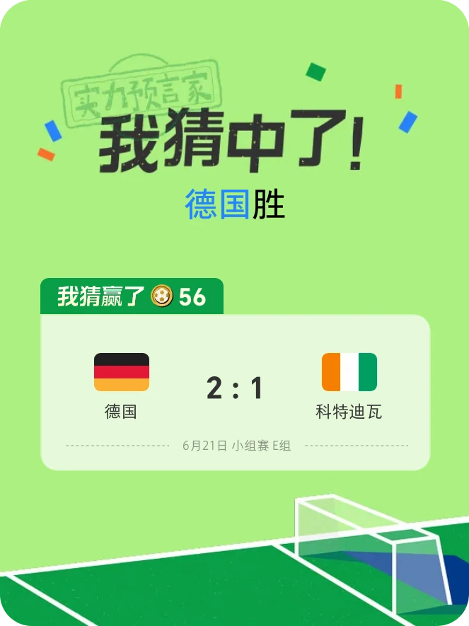 这场赛事我猜中了!