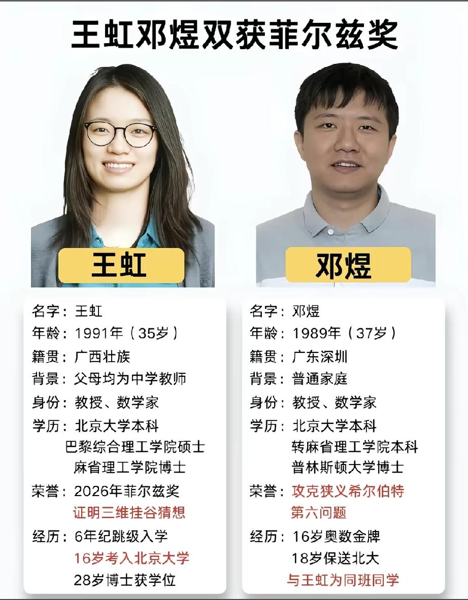 北大数学真是光芒万丈啊！