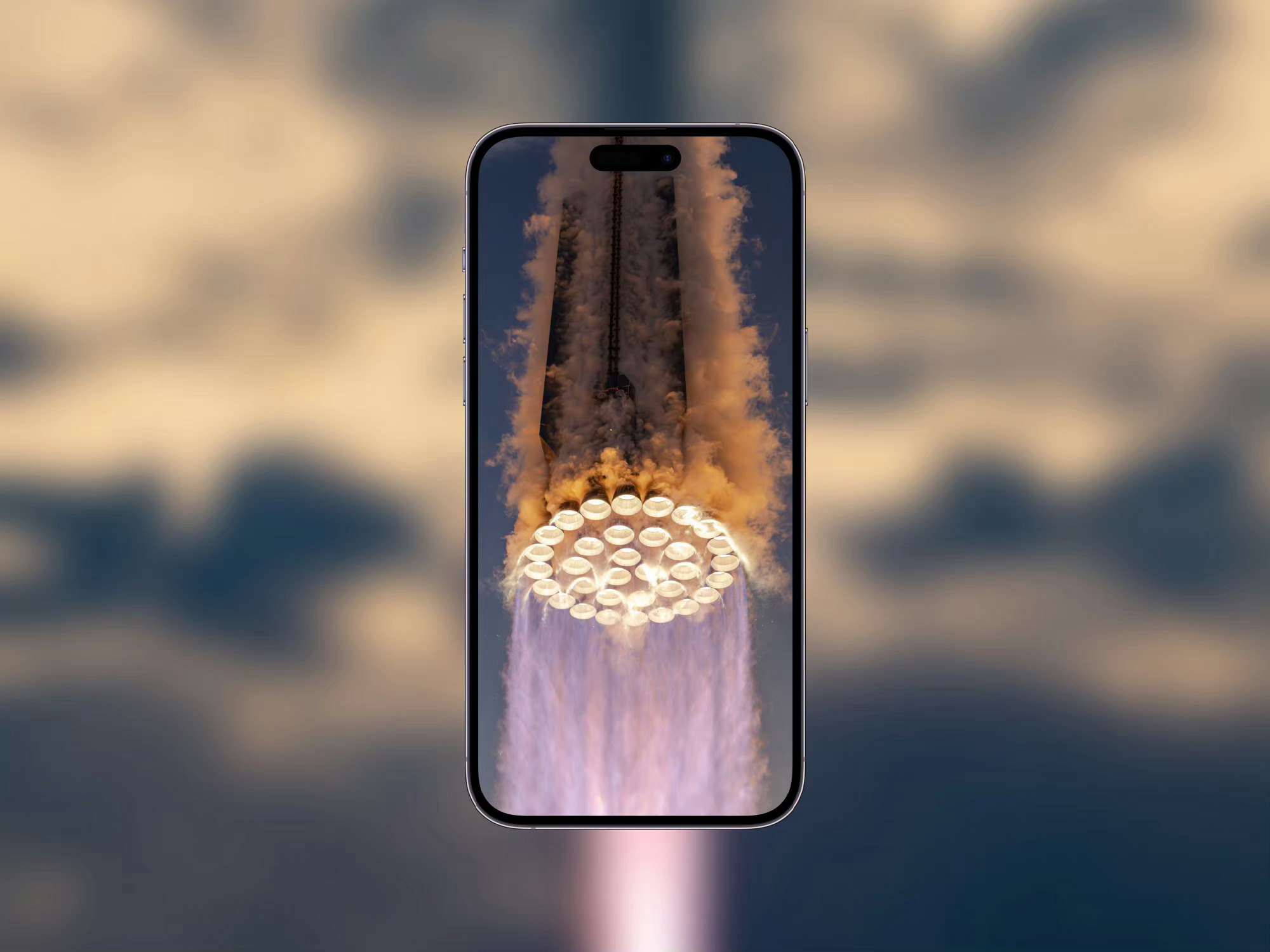 马斯克星舰壁纸。专业适配iPhone15Pro Max ​​​