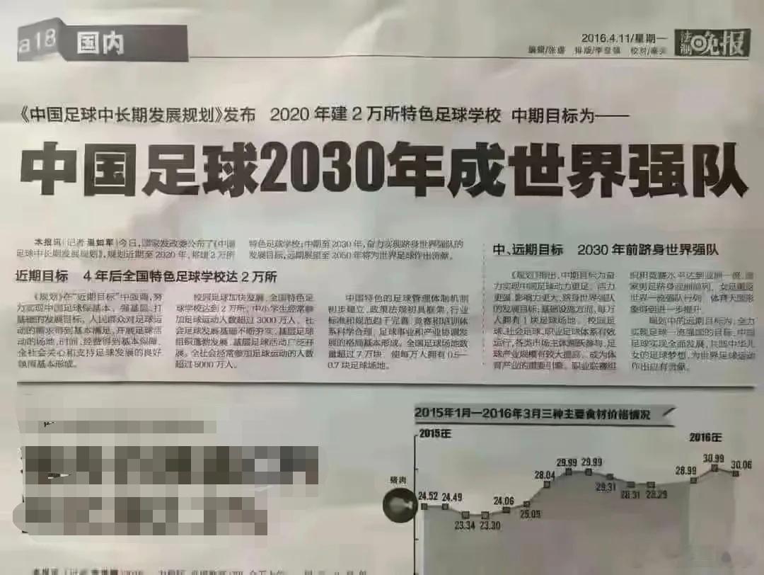 2030年快到了也就是下一届世界杯期待国足的表现 ⚽ 