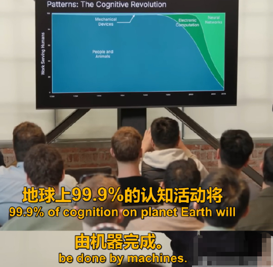 AI改变人类红杉合伙人康斯坦丁在AI Ascent主题演讲中推论：地球上99.9