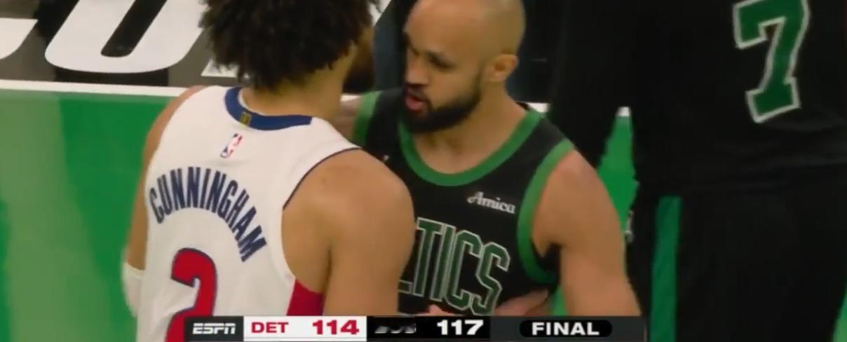 25-26赛季NBA杯小组赛今天继续进行，凯尔特人主场117-114险胜活塞，活