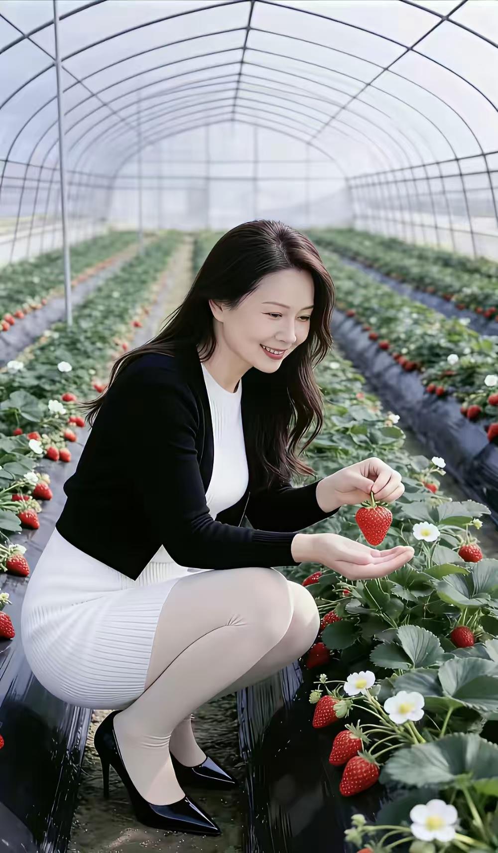 捣练子·农家女创业
辞学府，务农耕，
大棚兴建志如虹。
但愿知音同携手，
并肩创