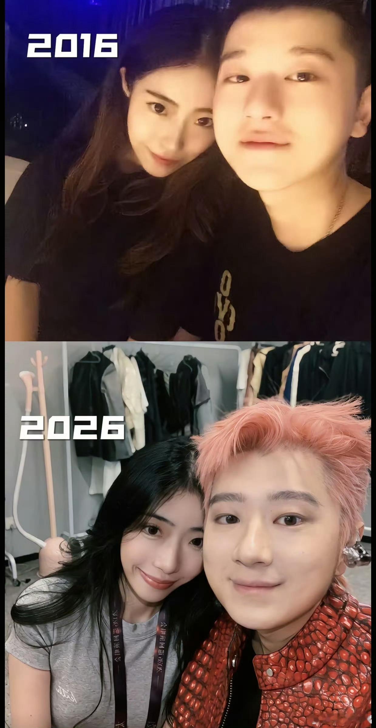 感动了！王以太和老婆十年前后合照！王以太说唱巅峰对决2026