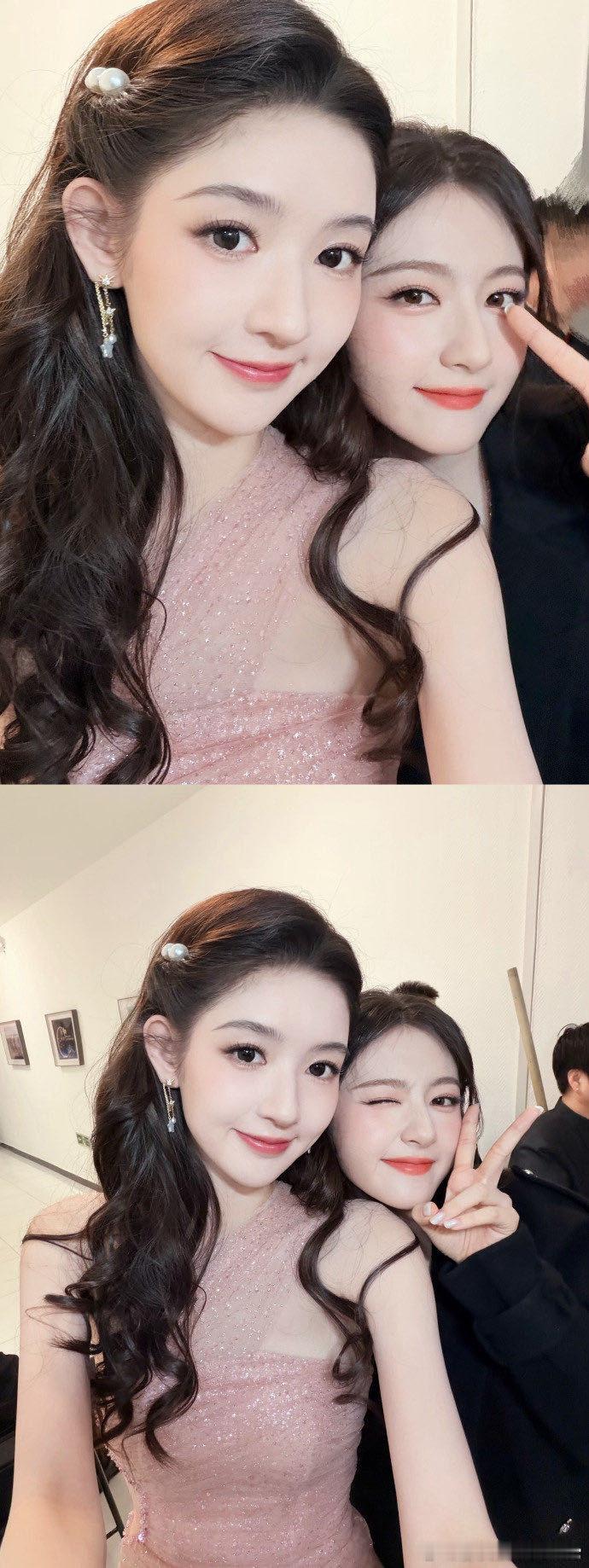 王玉雯合照堪称小型春晚聚会在王玉雯这里我看到了群星闪耀，王玉雯这完全就是小型的春