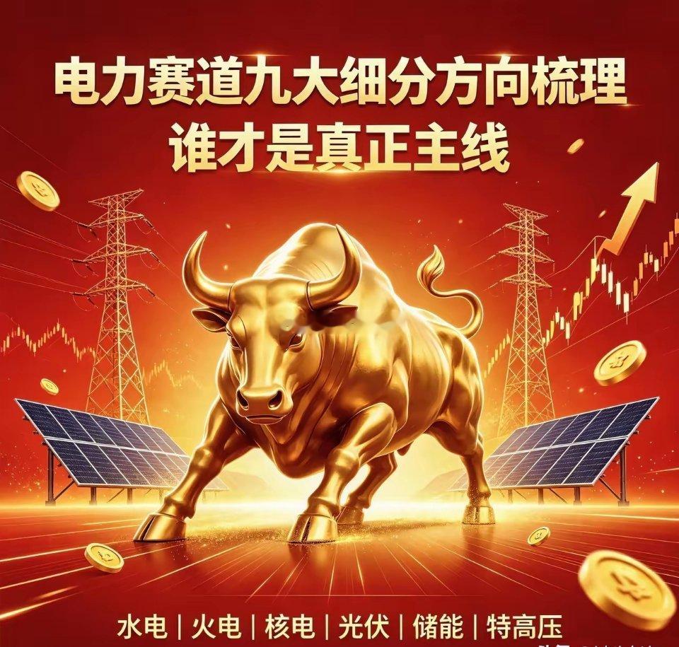 电力赛道九大细分方向梳理：谁才是真正主线当前电力赛道迎来结构性爆发，全产业链细分