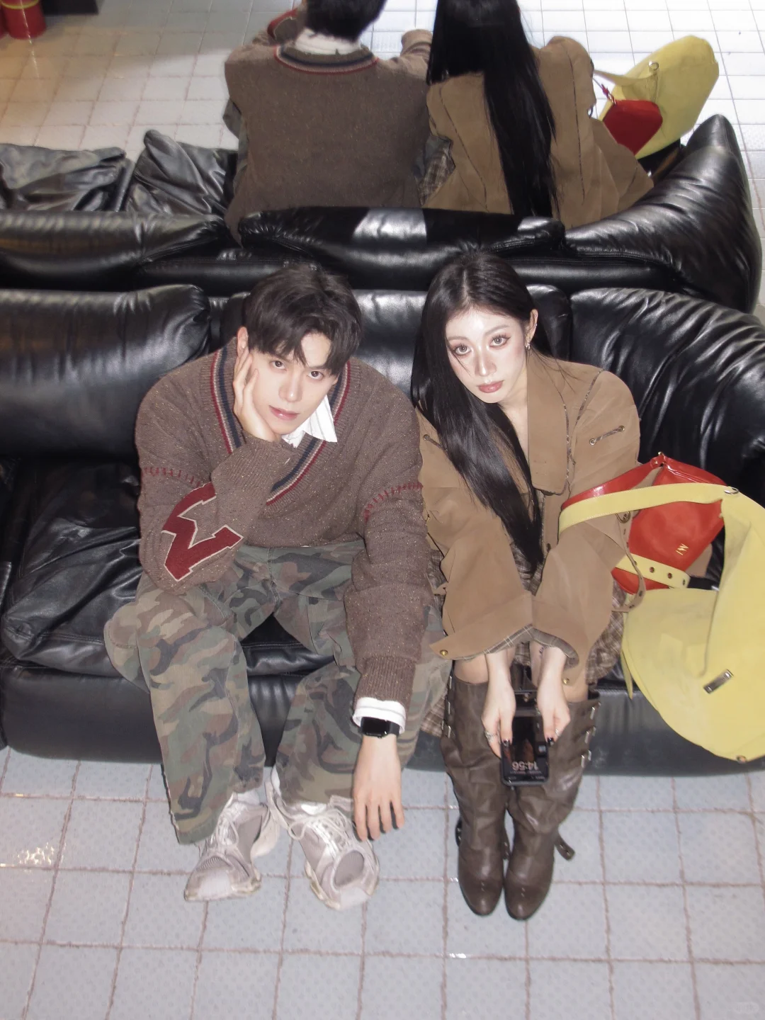 回头率爆表的时髦姐弟