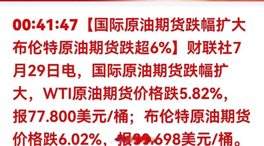 突发！国际油价大幅跳水！A股机遇+风险一次性讲透隔夜外围突发大变化！国际油价迎来
