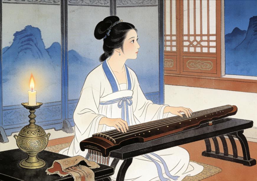 晚宴后，唐玄宗迫不及待地宠幸了一位西域歌姬，不成想，歌姬很快就怀孕了。九个月，歌