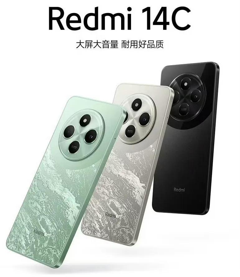 外观贼大气！Redmi 14C来了
4+64GB版499元
4+128GB版59