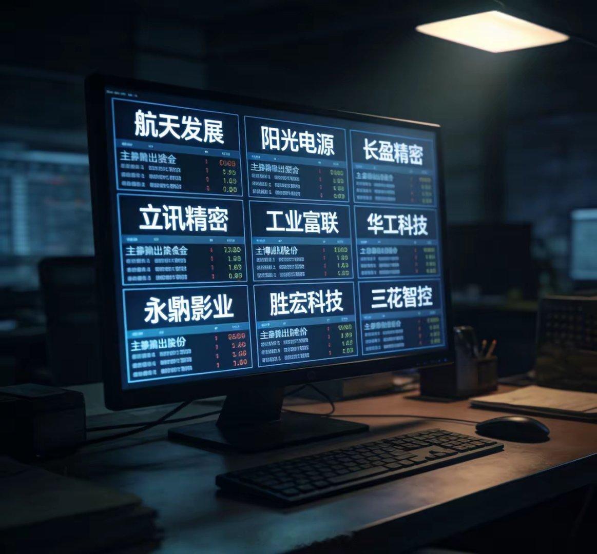 明天如下这10个股票需要注意一下，今天主力流出资金大量流出，具体分析如下：1. 