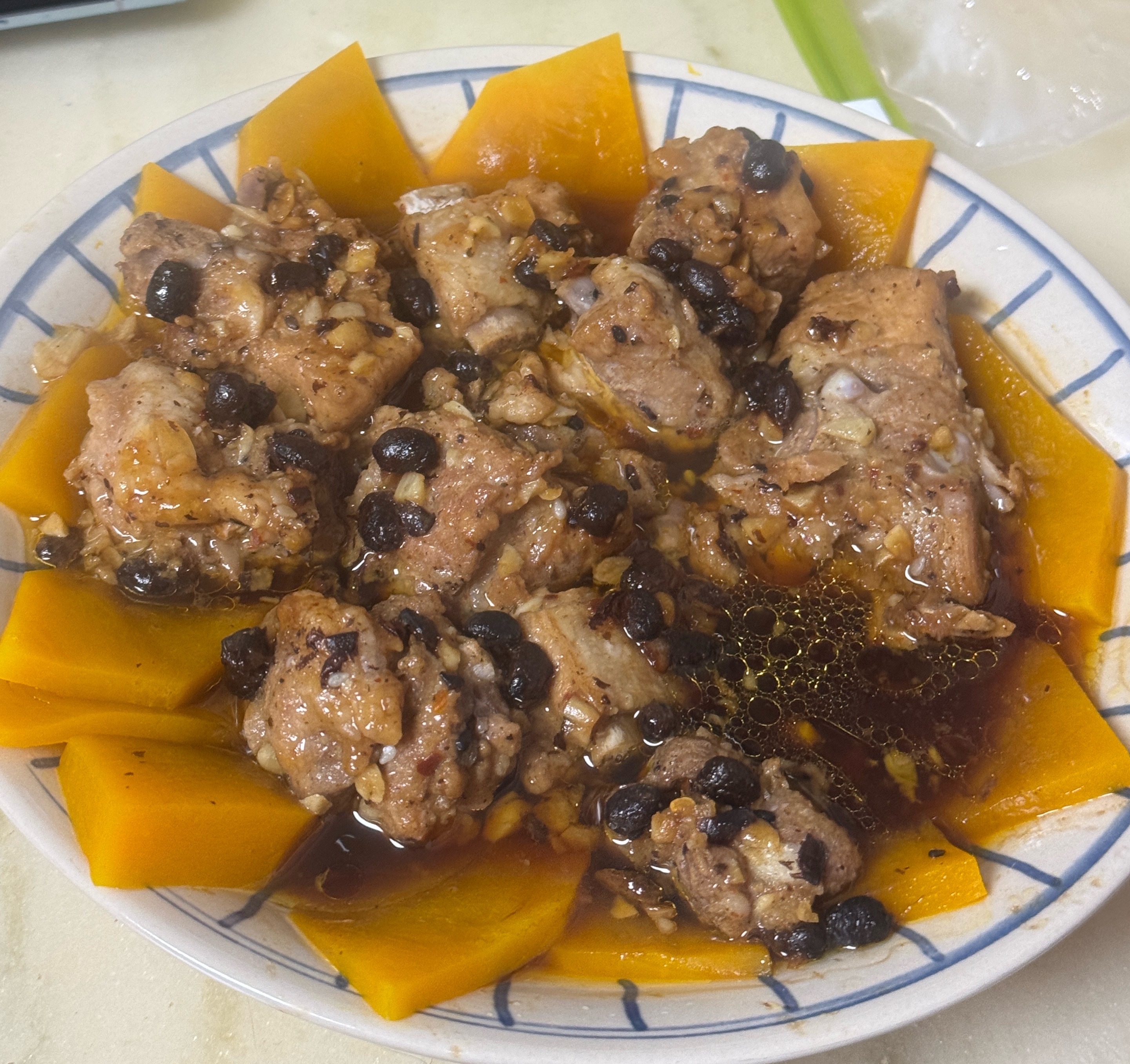 妈咪厨房 今天吃美味南瓜蒸排骨！豆豉简直神来之笔