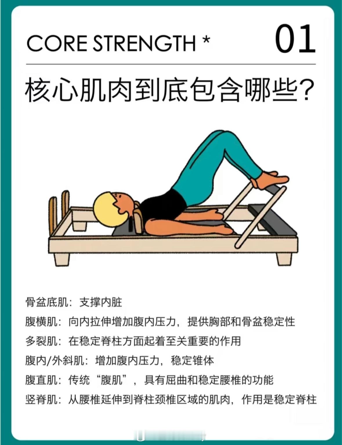 普拉提知识小科普什么是核心力量！ 