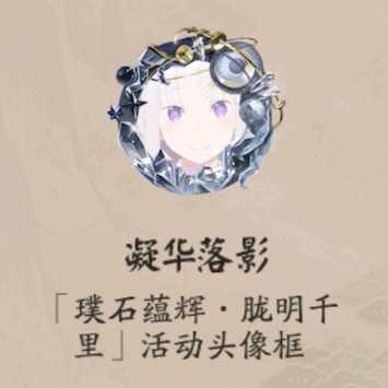 月读老师元素的头像框，获取方式为 周末骗票活动（体服本周，正式服下周） ​​​
