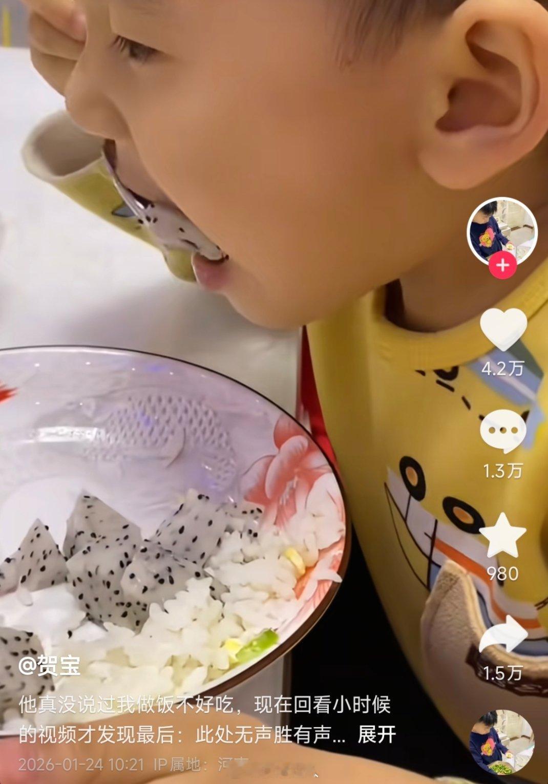 真的想知道这个妈妈做的饭自己会吃吗。。。 