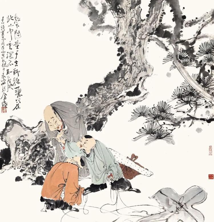 上联：携童访友云山觅
下联：[比心]

网络图片/诚谢侵删