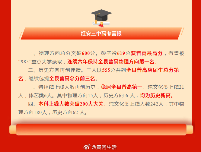 2026湖北高考 黄冈市各区县中学高考喜报（二） 
