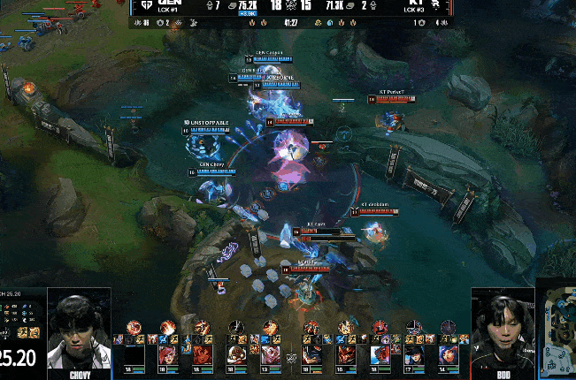 KT占住地形拿下远古龙，随后双方完成一换一