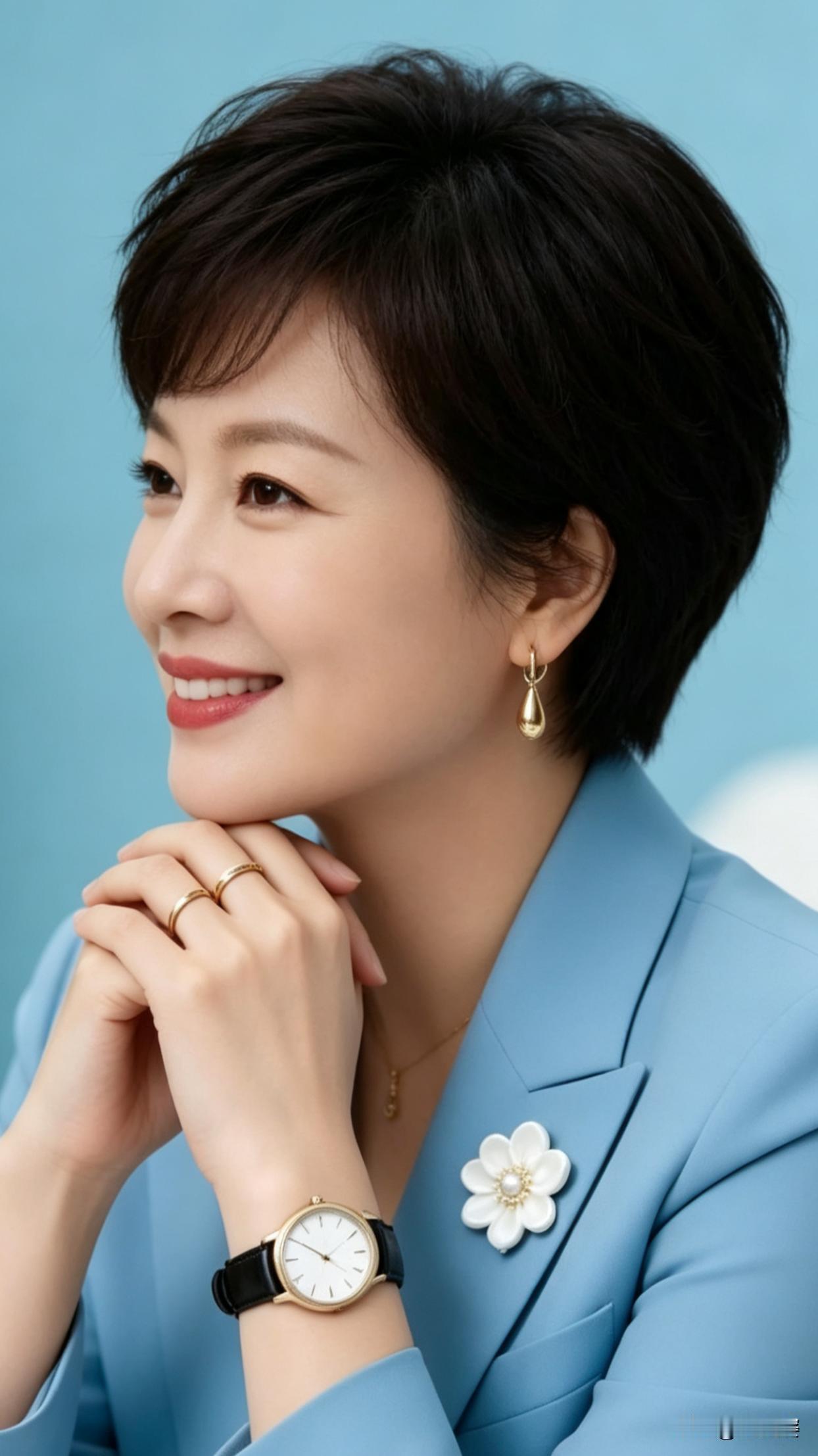  岁月沉淀下来的，不只是阅历，还有舒展的笑容