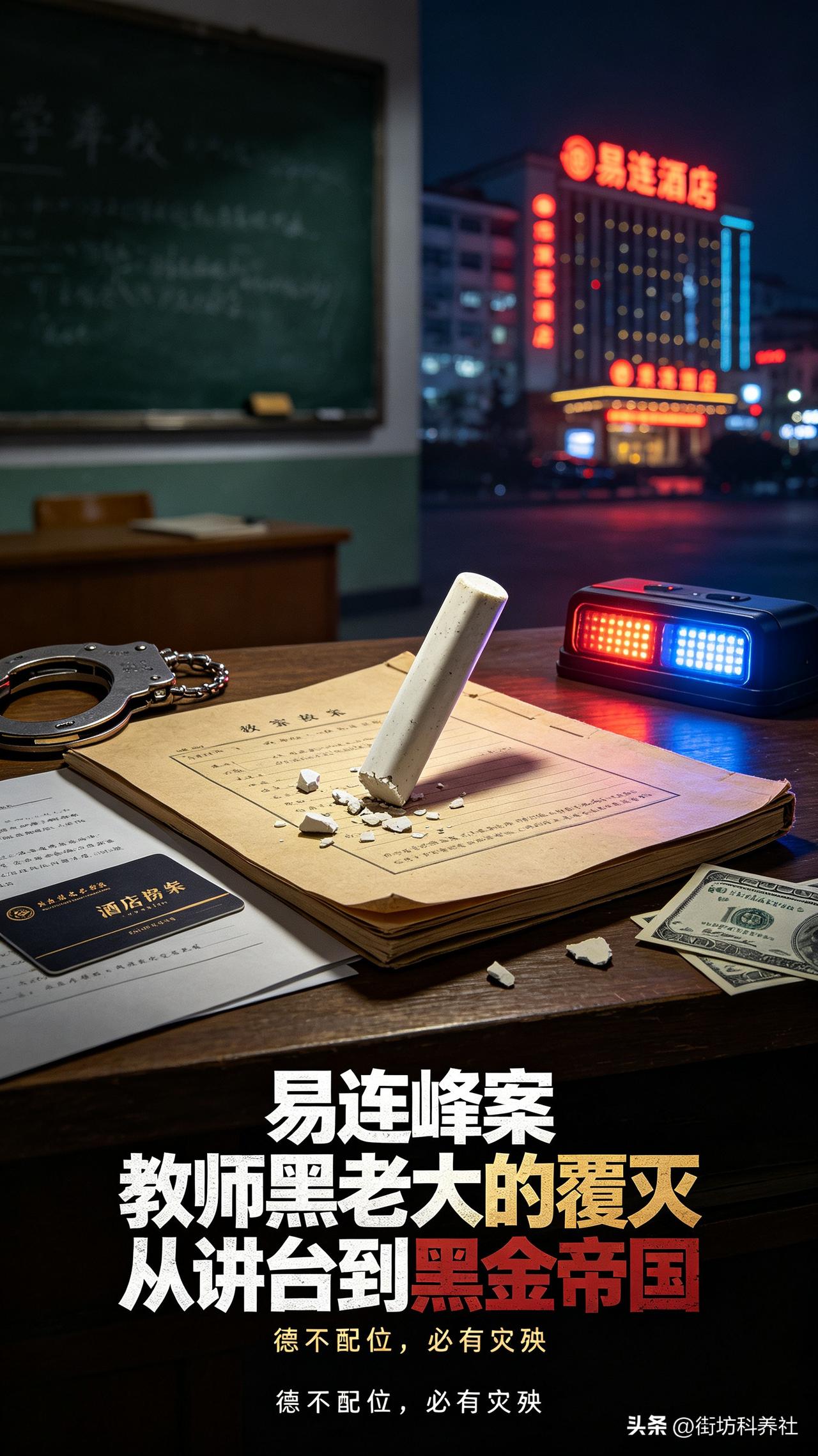 内蒙古最狠“教师黑老大”易连峰！弃教从黑称霸17年，落网牵出上百官员
 
谁能想
