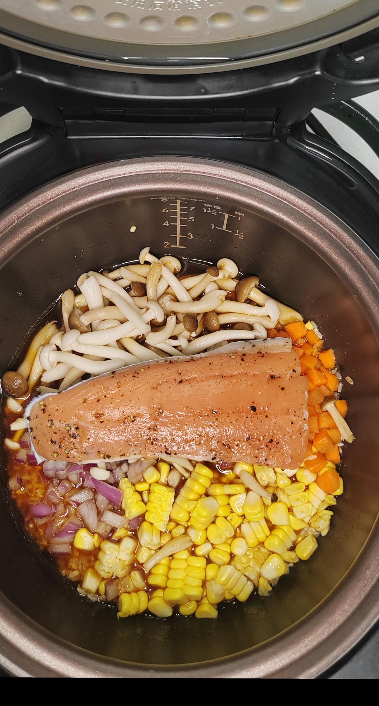 🍚5块钱成本的减脂焖饭，30分钟搞定高蛋白一餐，手残党也能轻松复刻～

不用开