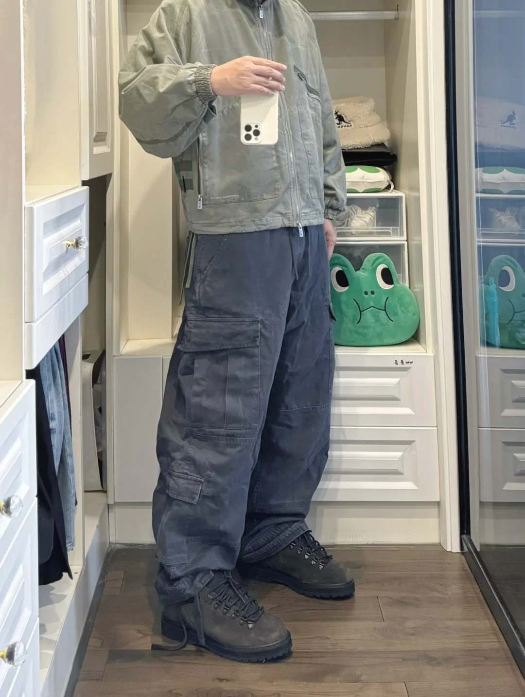 水洗工装｜户外靴穿搭