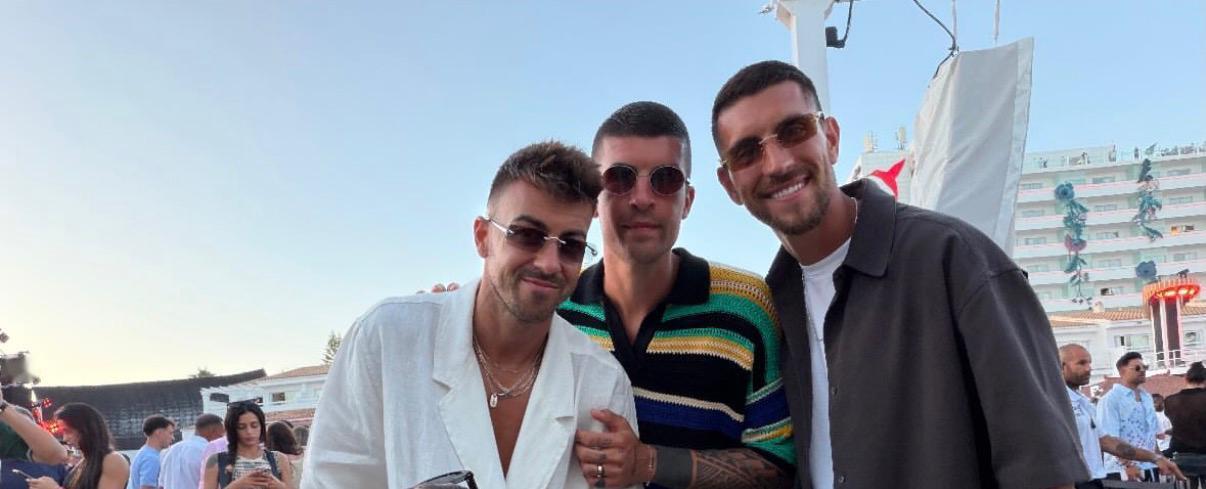 沙拉维在Ibiza开bachelor party，佩莱格里尼和曼奇尼也去了 