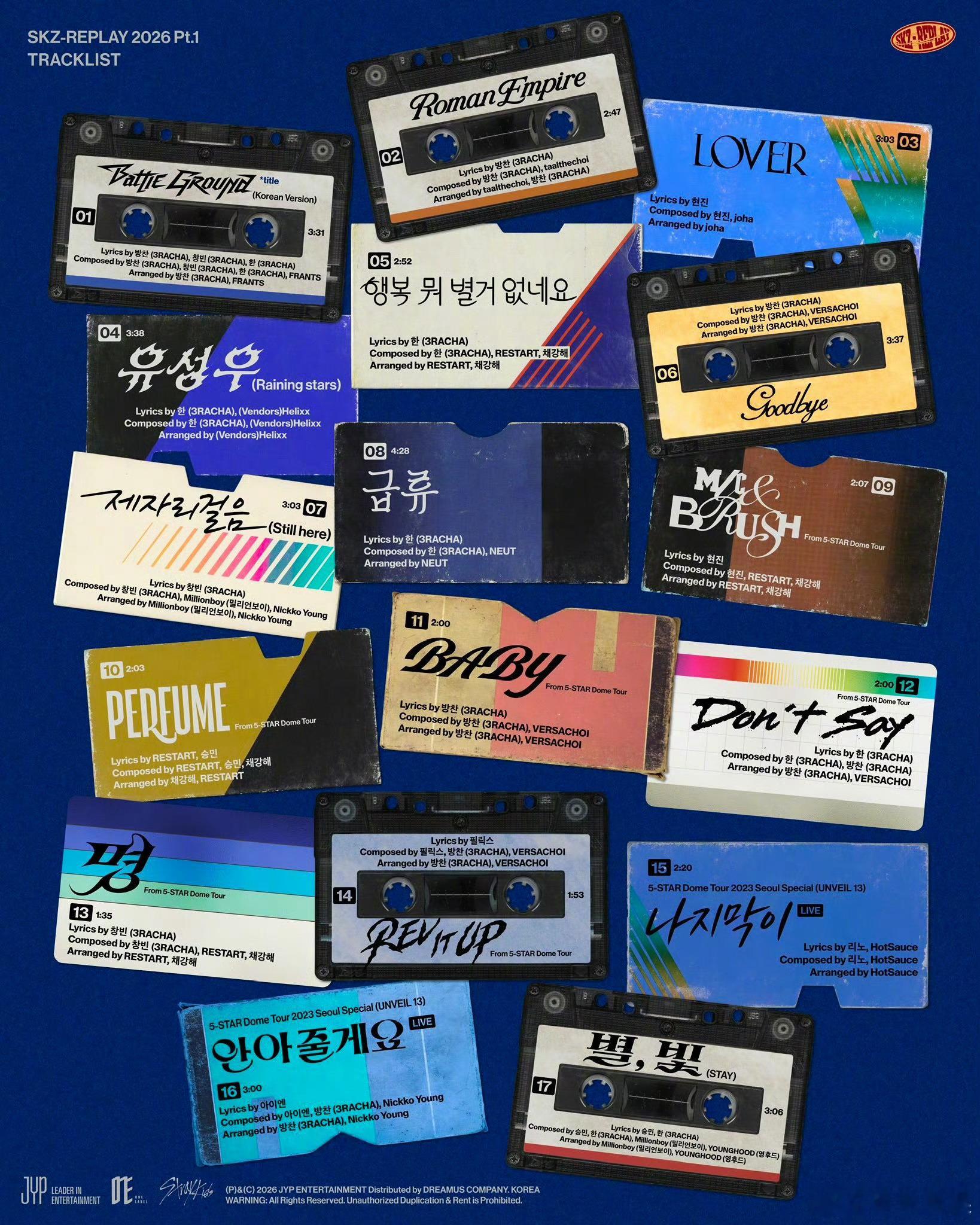 StrayKids迷你专辑Stray Kids《SKZ-REPLAY 2026 