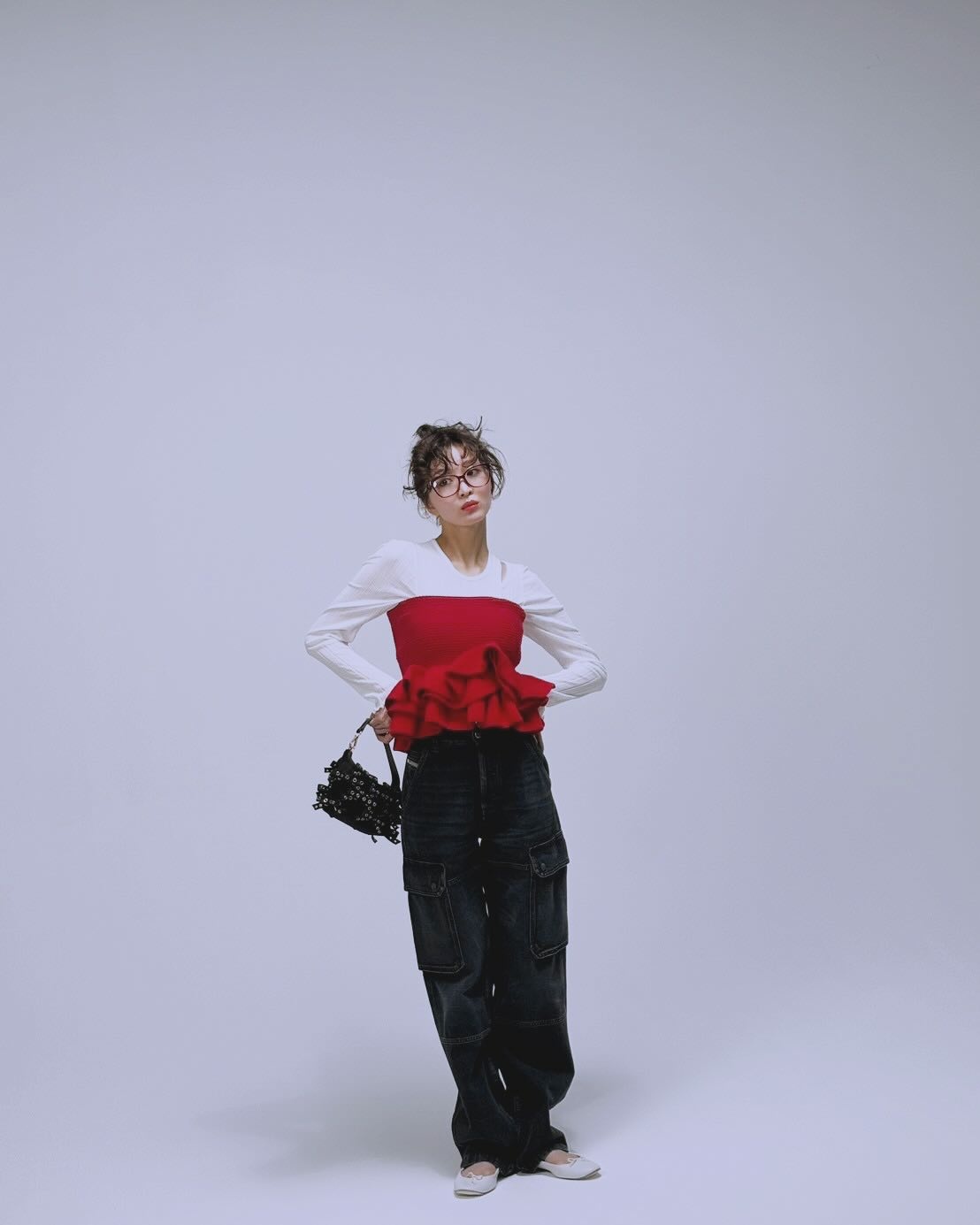 日娱新闻  冈崎纱绘  冈崎纱绘2月16日ins。sweet3月号 