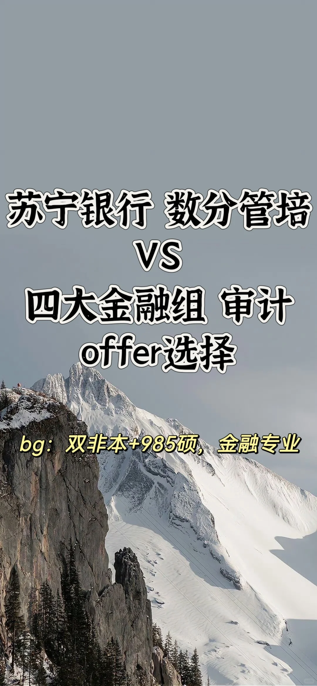 苏宁银行 四大金融组 | 校招offer选择