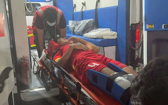 越南U23后卫十字韧带撕裂 越南足协官方宣布，U23后卫阮晓明右膝十字韧带撕裂。