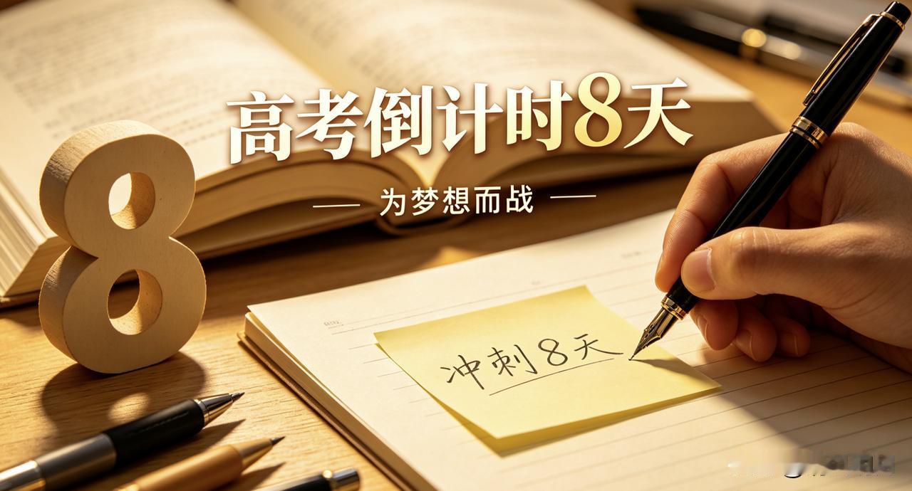 高考倒计时8天：最后一次模考结束，请告诉孩子，稳住就是赢

今天，全国很多高三教