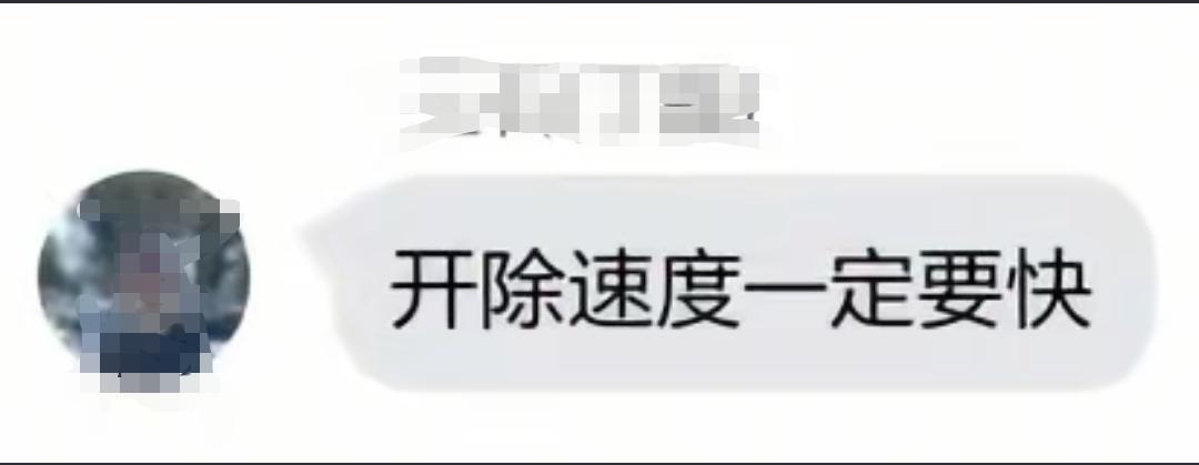 一名知名企业家说，开除的速度一定要快！火速裁掉该公司聘请的大量外包员工！

值得