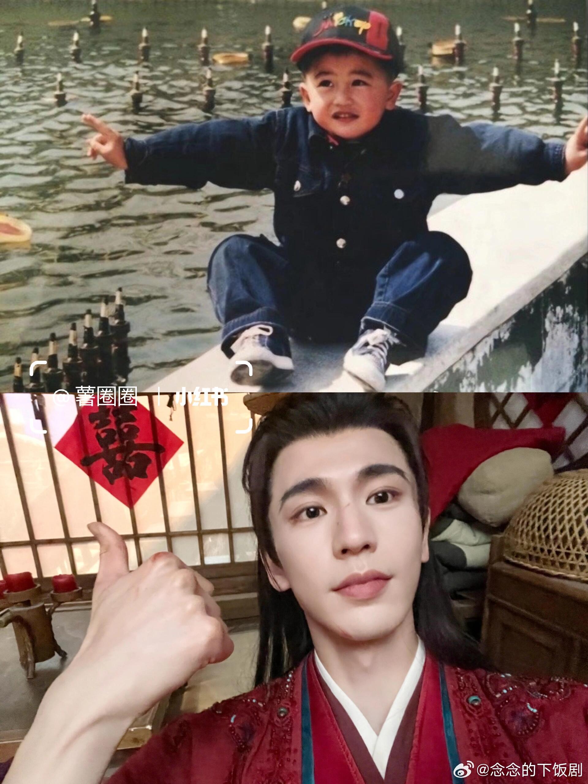 逐玉官方考古《逐玉》三对CP童年照，全员等比例长大 张凌赫‖田曦薇‖邓凯‖孔雪儿