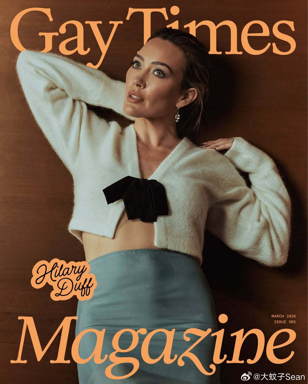 Hilary duff希拉里达芙登上《Gay Times》三月刊其中一期的封面，