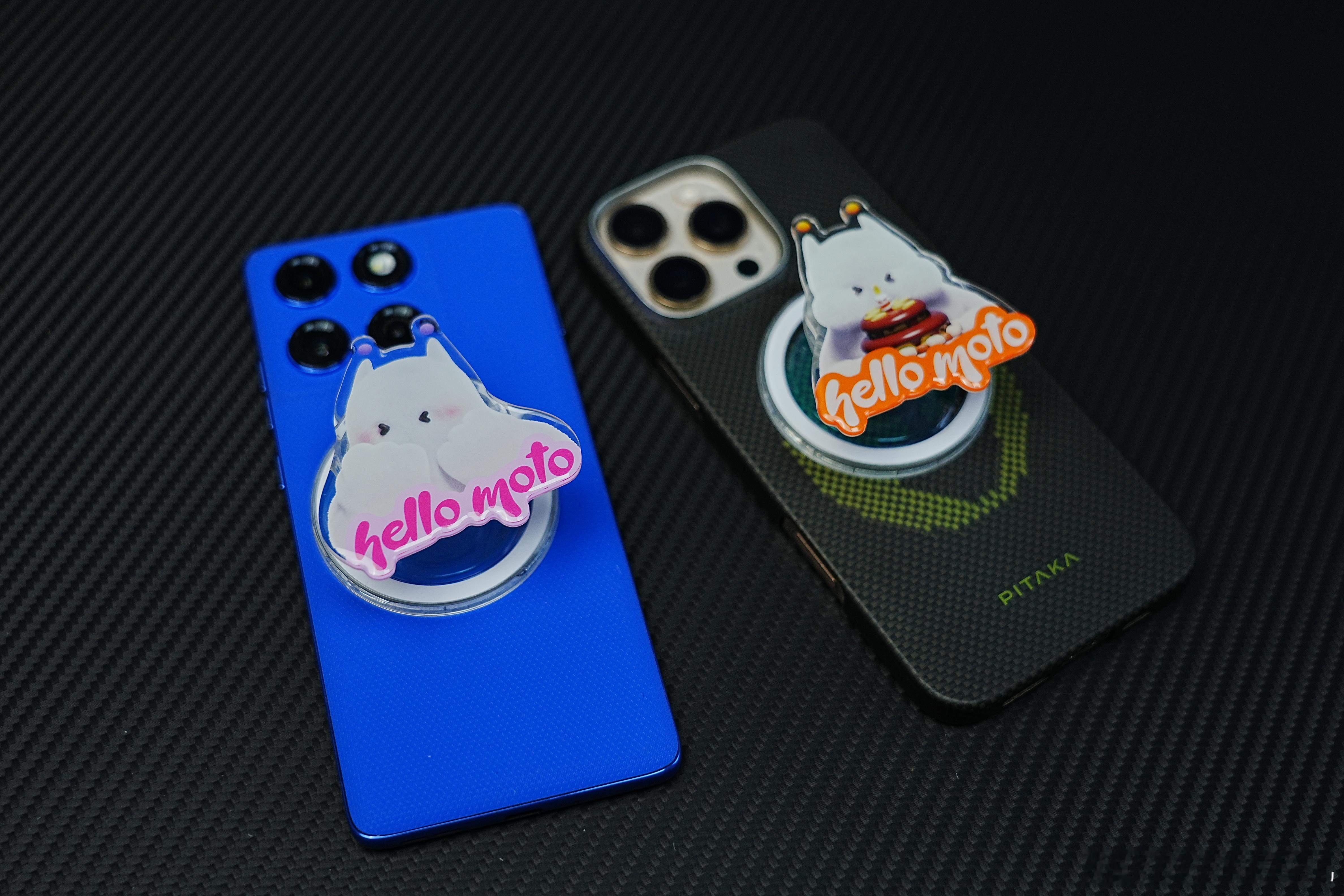 Motorola[超话] 小摩又来营业了，全新moto周边——moto摩儿IP磁
