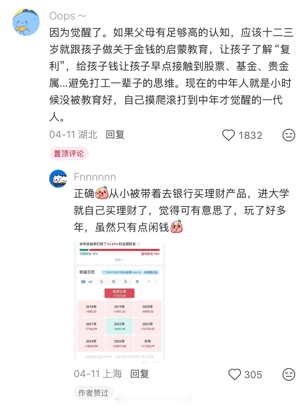 没错，这年头我觉得情商比智商重要，财商比情商重要…… 