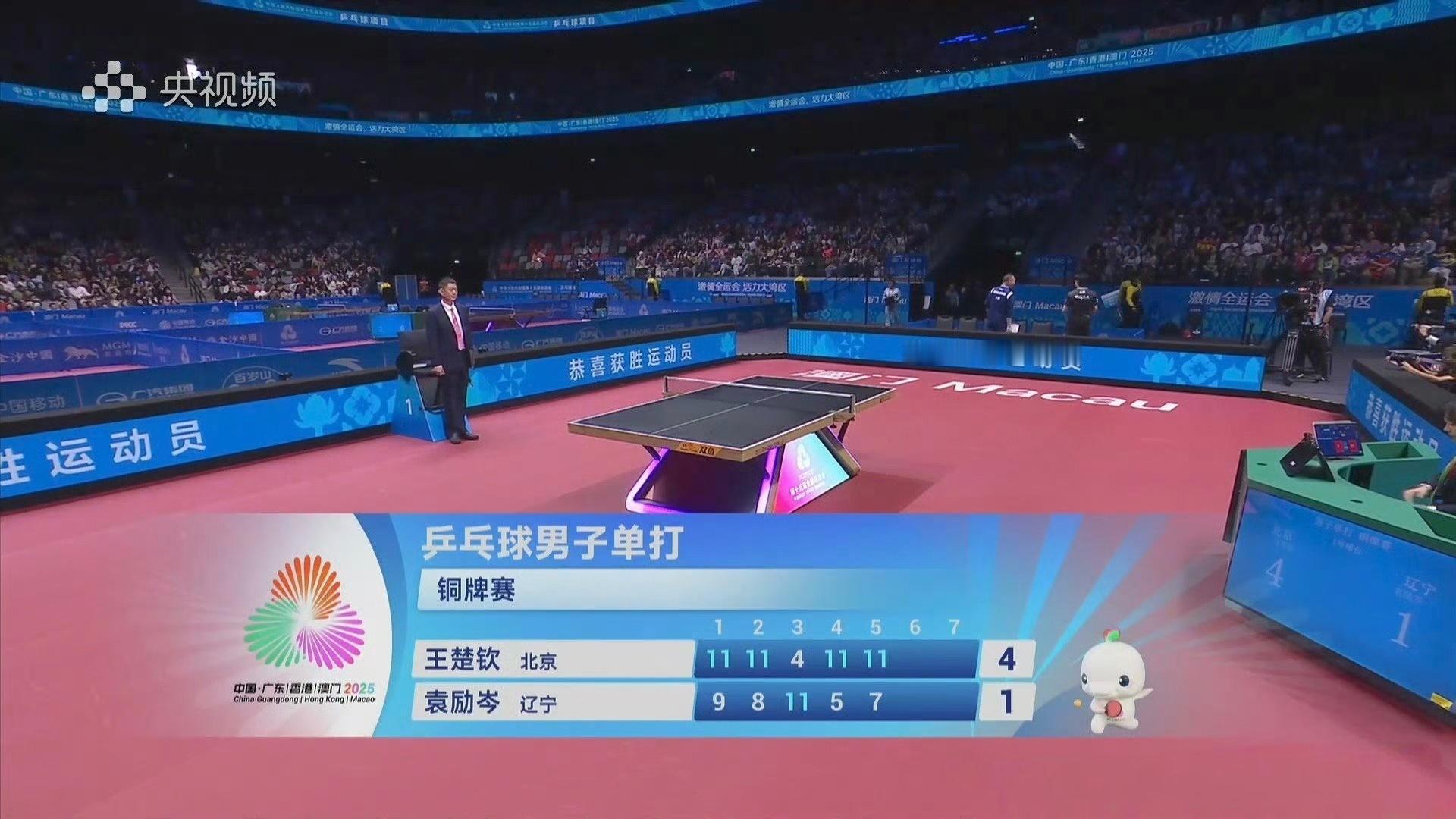 看了直播，王楚钦明显是状态更好的那一个，失误也少，最终4比1轻松取胜！