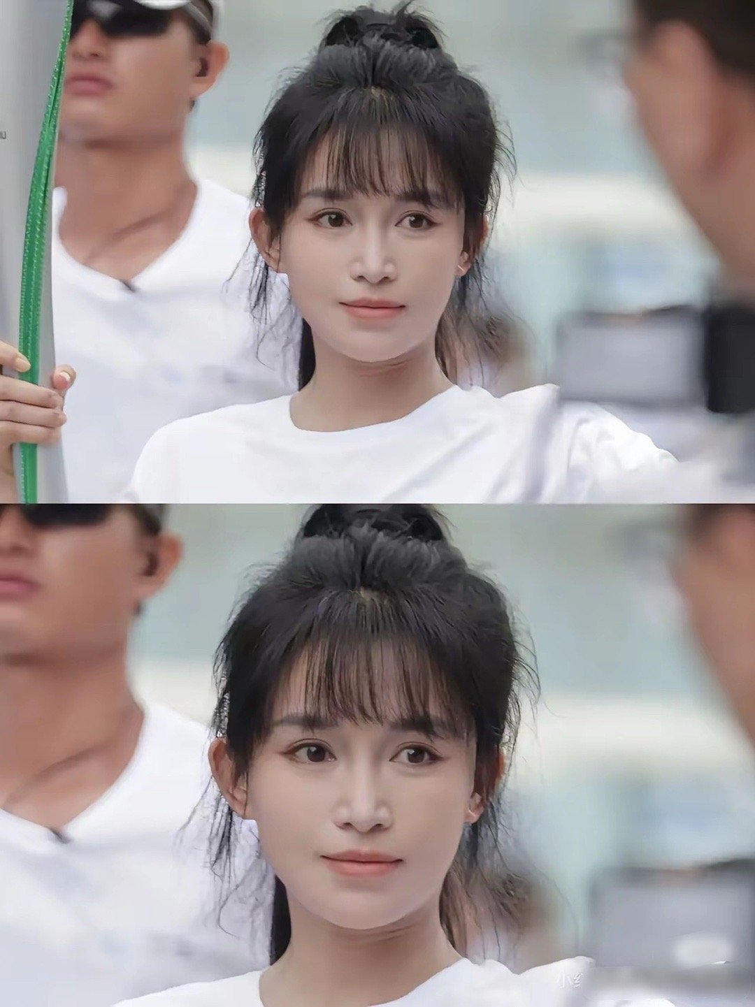 我丢...李子柒当火炬手这脸？？感觉姐姐越素越美呀！这个妆也好元气，干净又自然！