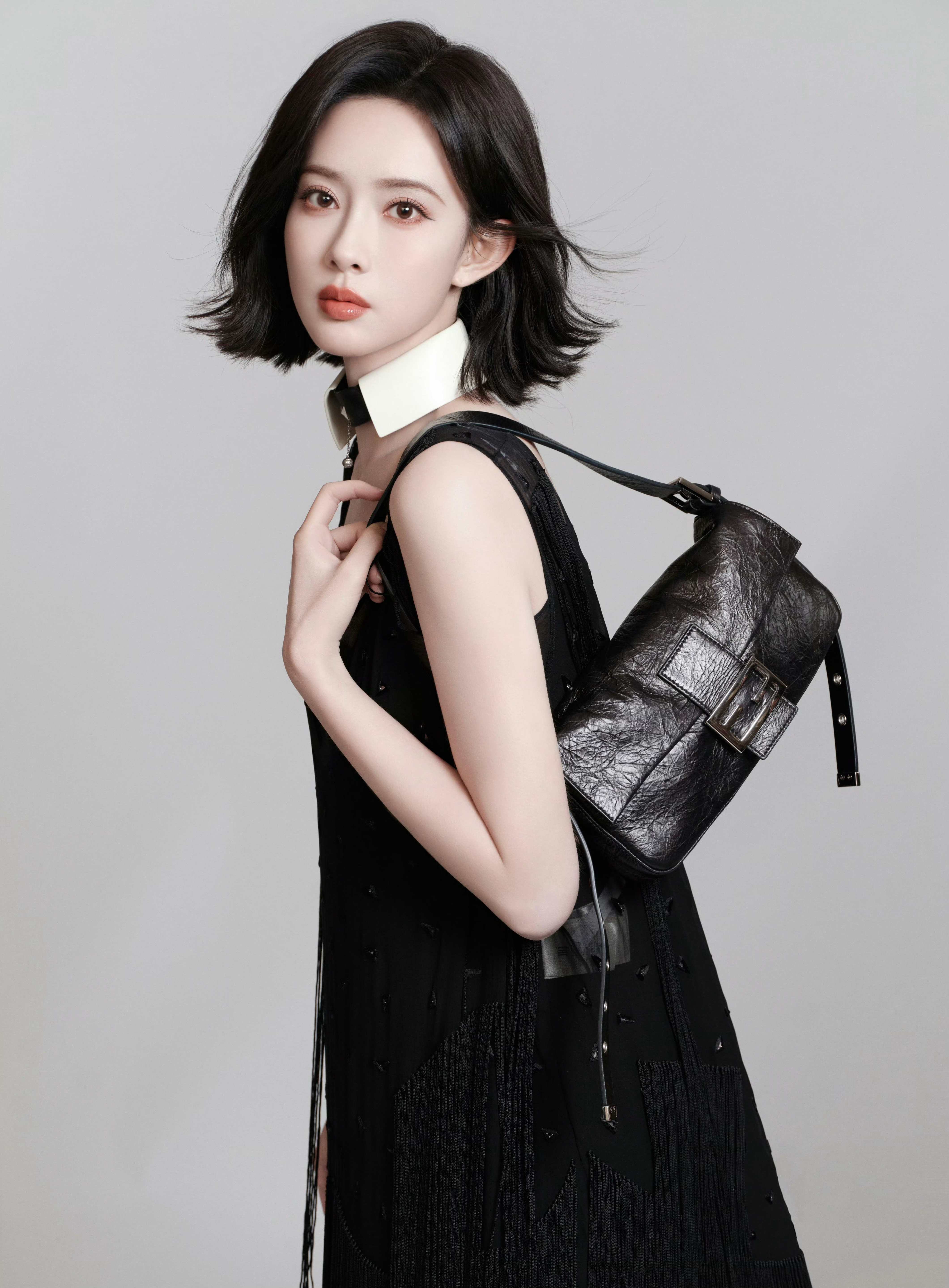 孟子义✖️FENDI👜  孟子义黑色系时尚