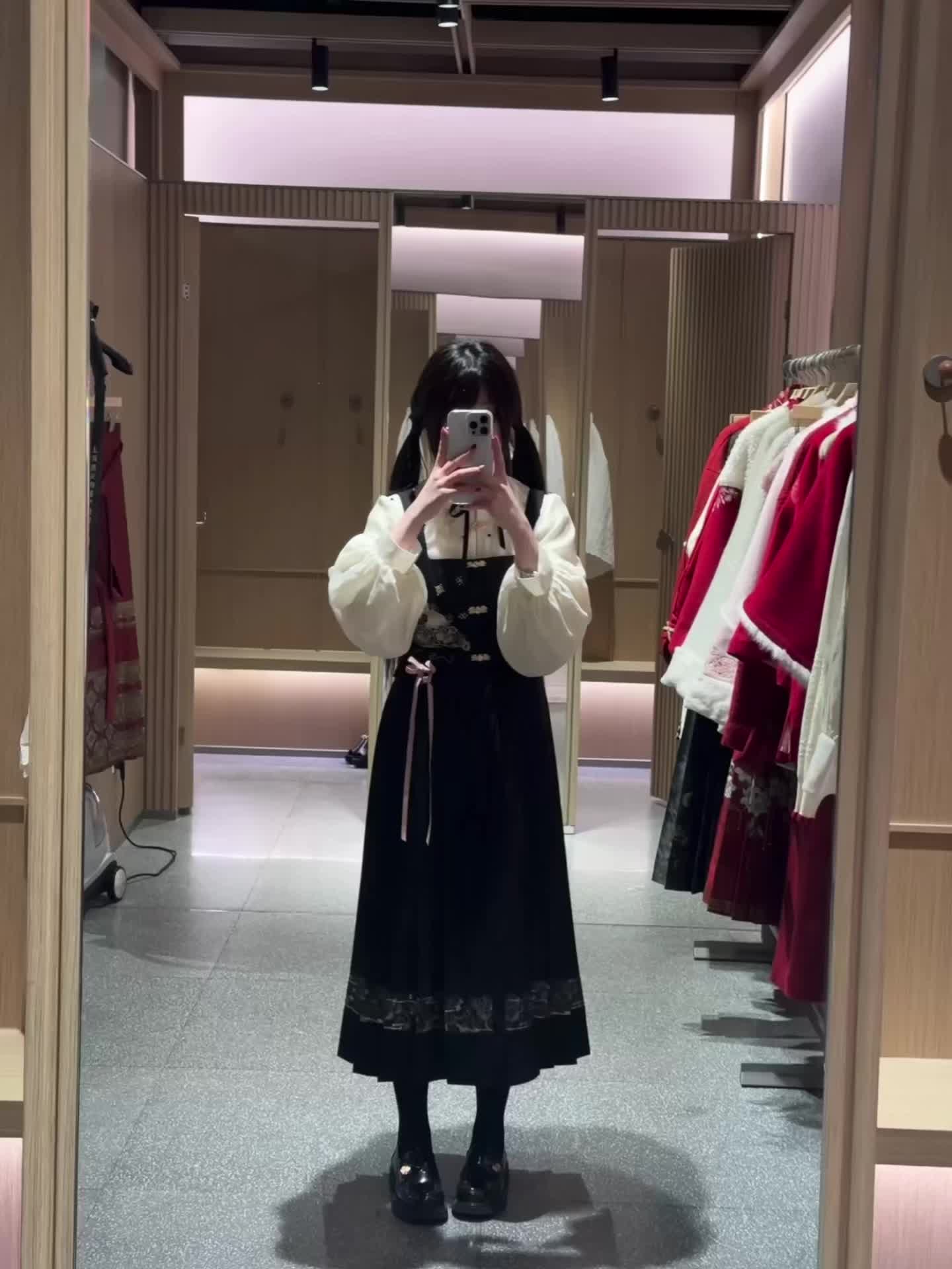 甜美女孩 没有人可以拒绝甜妹 国风 汉服之美在华夏 对镜拍