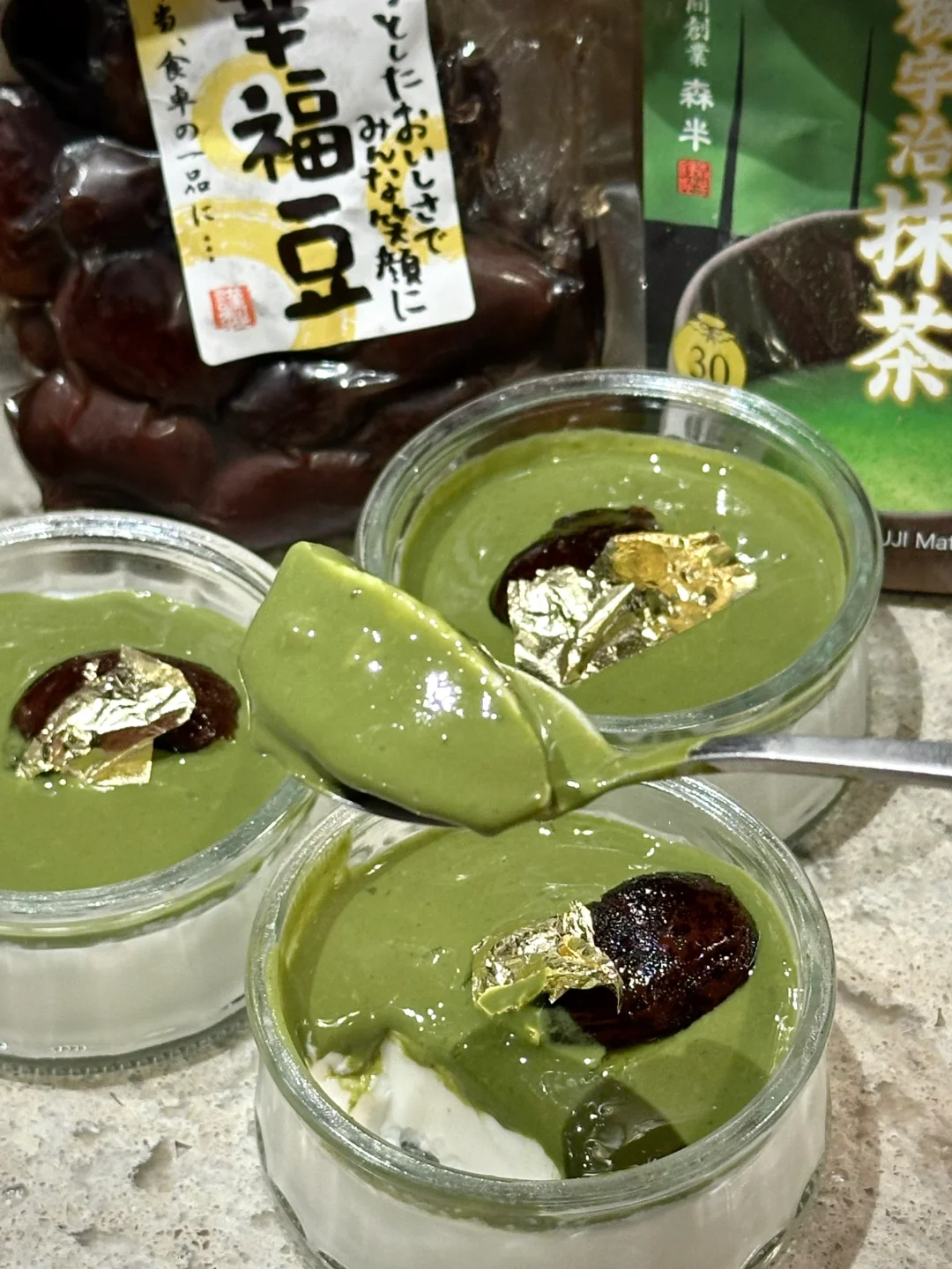 复刻米其林日料ginza onodera抹茶椰奶冻🍵