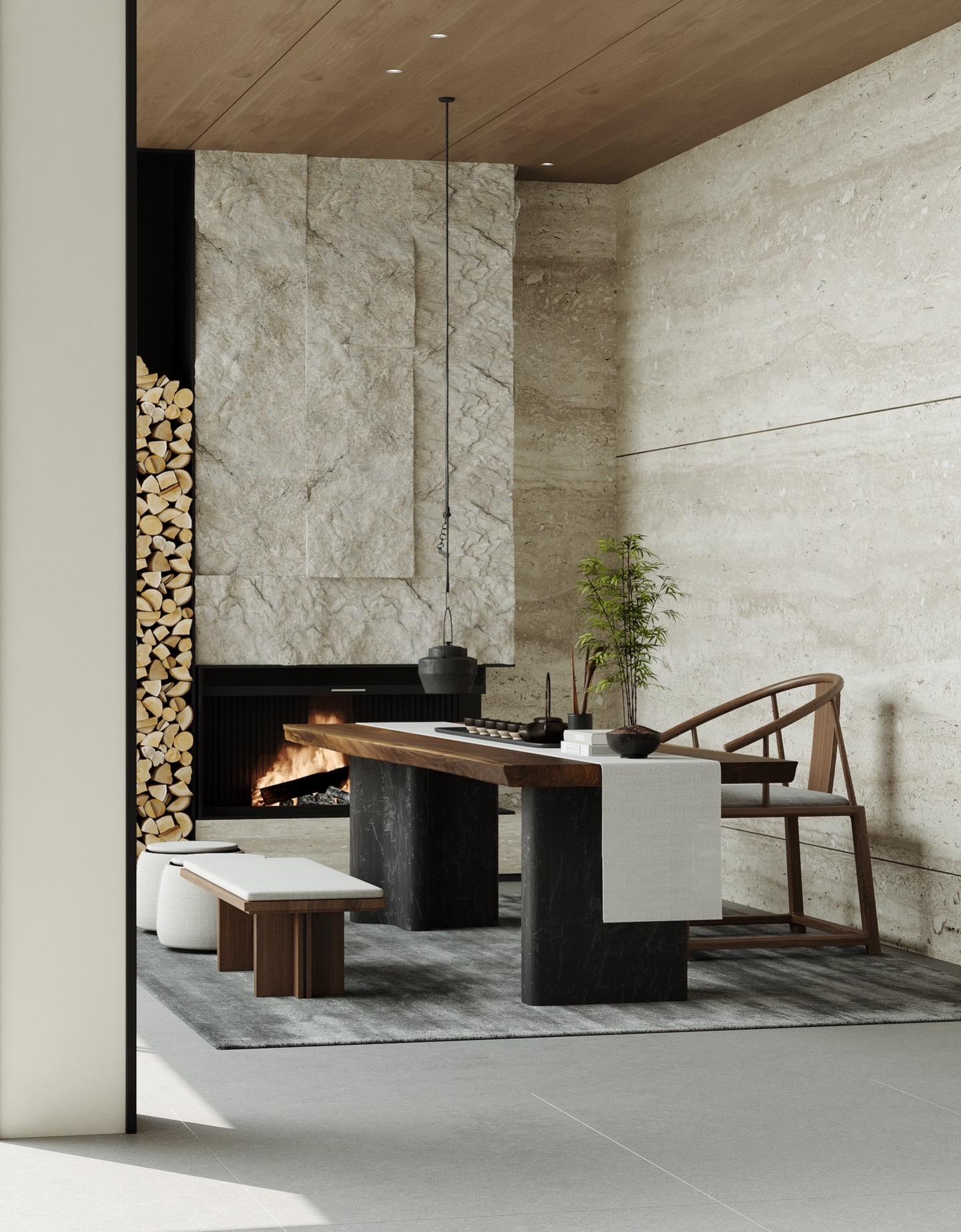 年轻人“养老系”别墅设计。年轻人的休闲简约风别墅设计