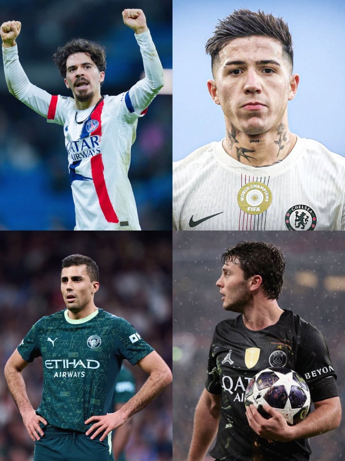 塞尔电台：皇马和球迷最青睐的球员选项（投票）：1. 维蒂尼亚：几乎不可能2. 若