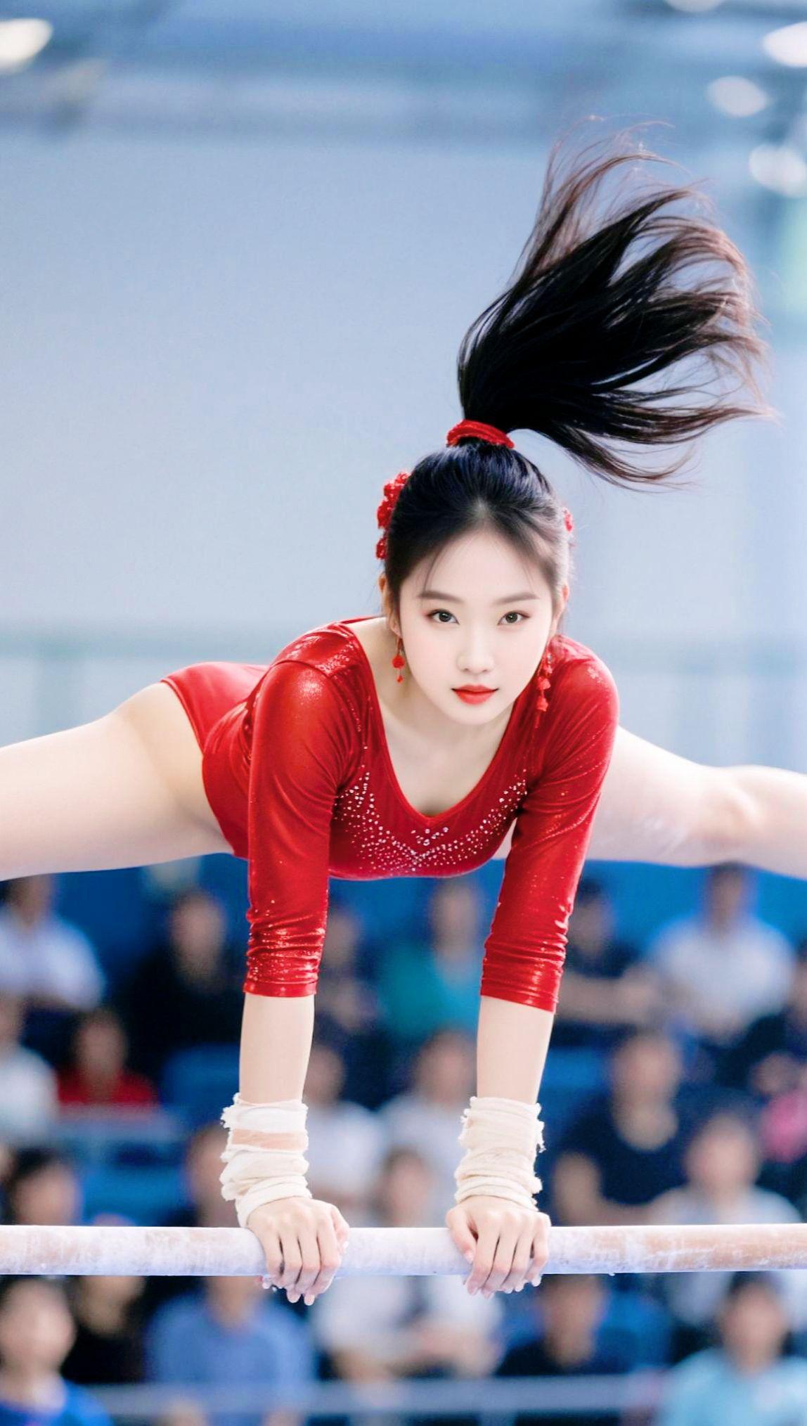 AI体操英姿照  创作的奇迹  伙伴计划