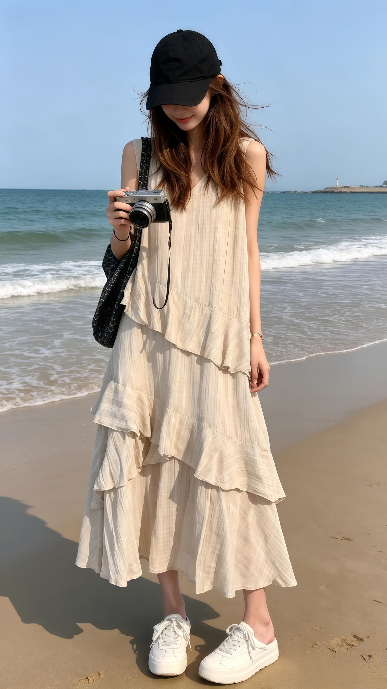 分享夏季韩系穿搭 夏日松弛感穿搭 夏日穿搭的尽头是极简 夏季穿搭韩系穿搭