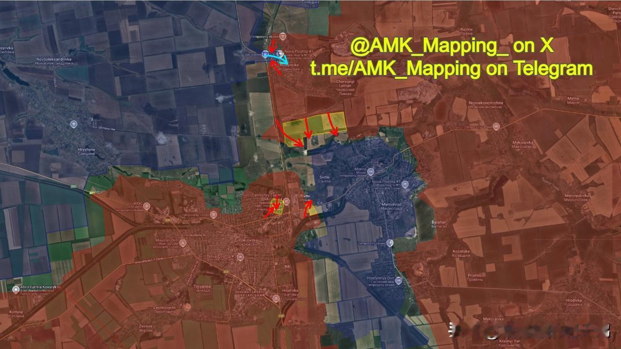 快讯！来自红军城方向的最新消息：
在过去 24 小时内，此前被俄军物理包围的红军