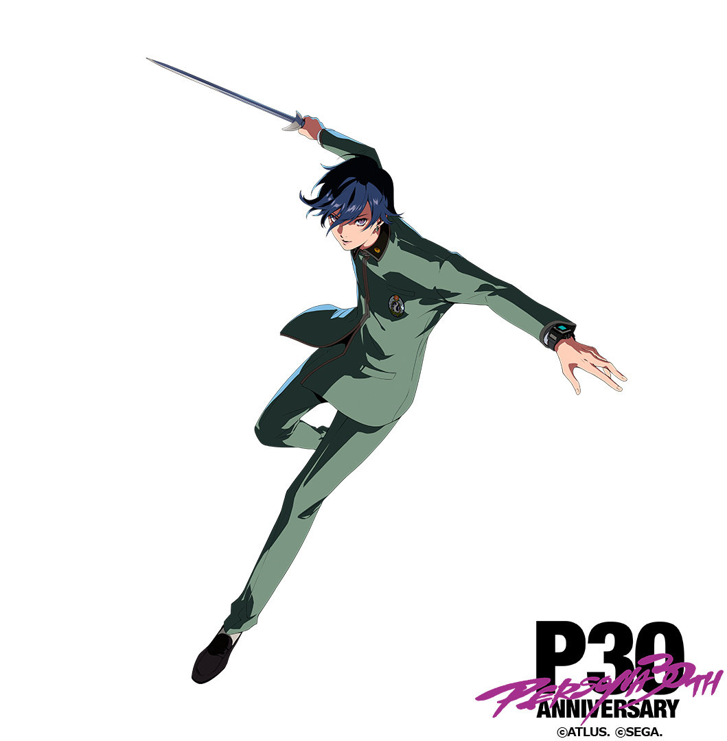 Atlus公开的《女神异闻录》系列历代主角立绘。 